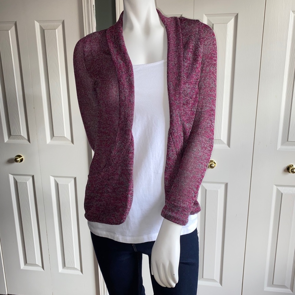 Open Front Sweater with Pockets